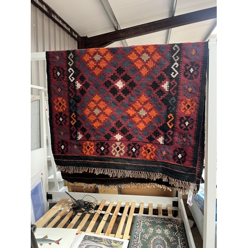 517 - hand woven rug