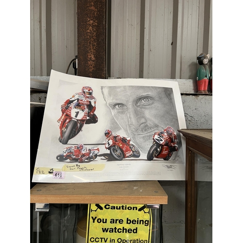 616 - signed & numbered Carl Forgarty print