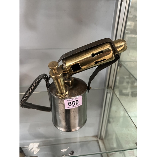 650 - Brass blow torch