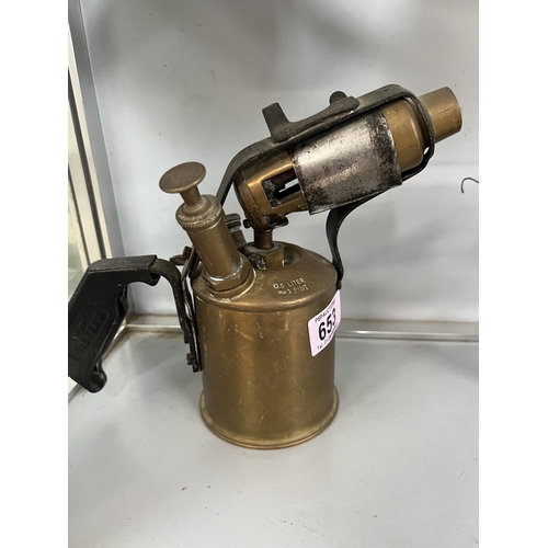 653 - Brass blow torch