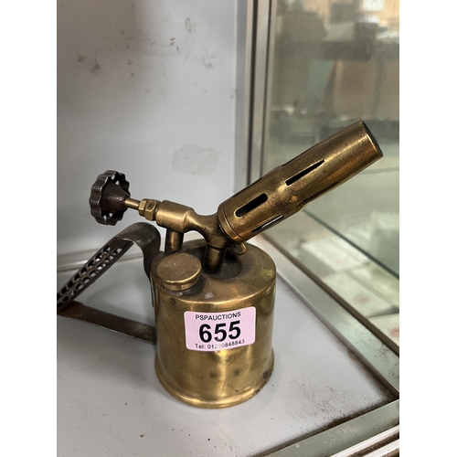 655 - Brass blow torch