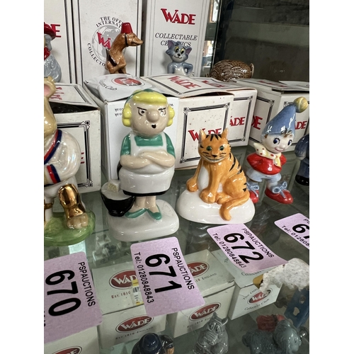 671 - WADE ceramics Ltd edition figure FLO from Andy cap