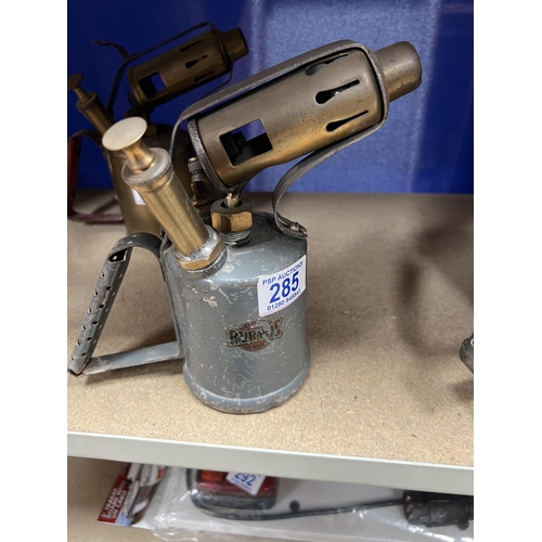 285 - Vintage brass blow torch