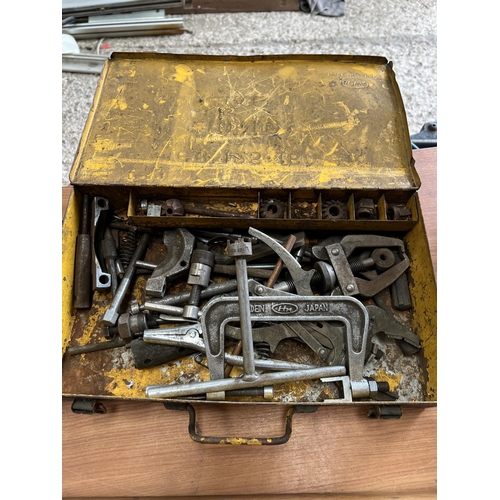 186 - vintage HONDA CB125 tool tin plus contents