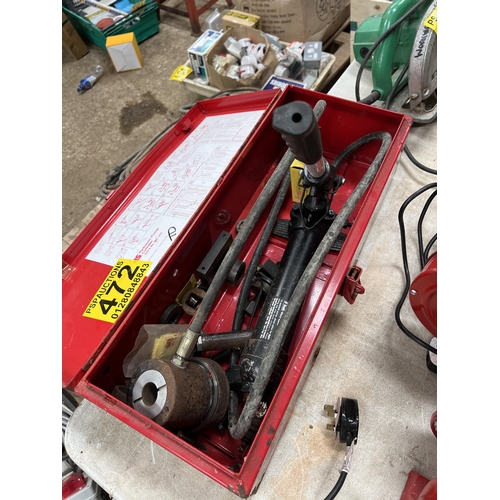 472 - Hydraulic pump cylinder tool