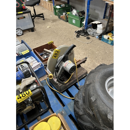 482 - 110v Makita cut off saw 355mm