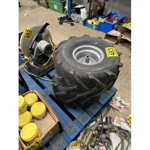 483 - 2 x wheels 20 x 10,