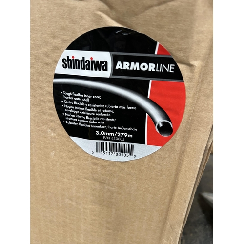 528 - 1 box , 8 x rolls Amour strimmer line 3mm , 279 metres on each roll ,