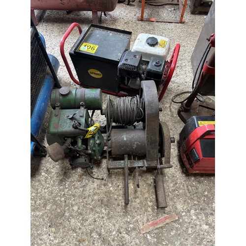 607 - VILLIERS petrol winch , untested