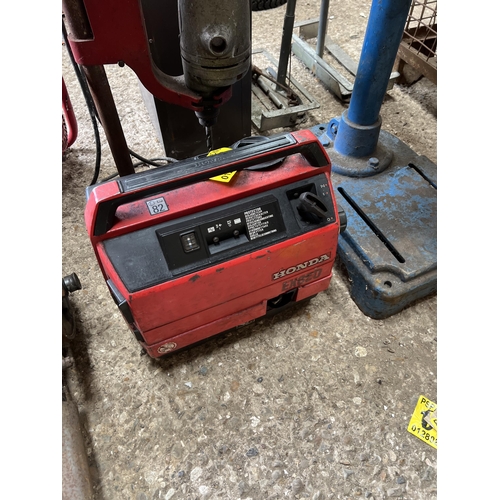 609 - HONDA suitcase petrol generator untested