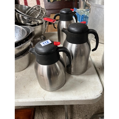 112 - 2 x thermos jugs