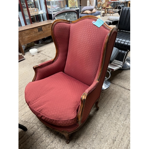 95 - upholstered arm chair