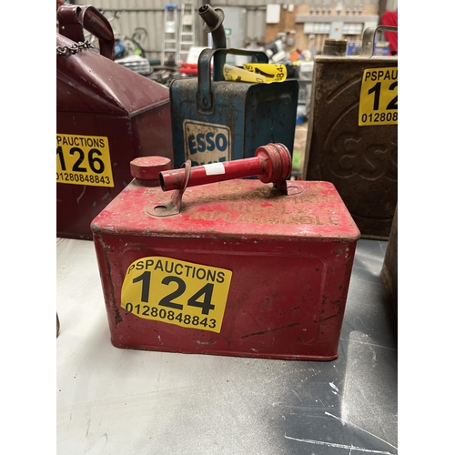 124 - vintage fuel can