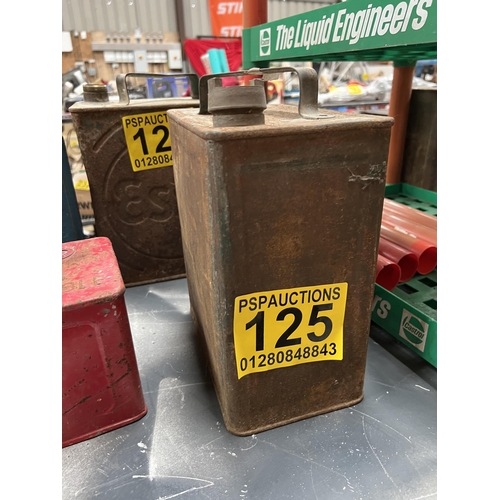 125 - vintage fuel can