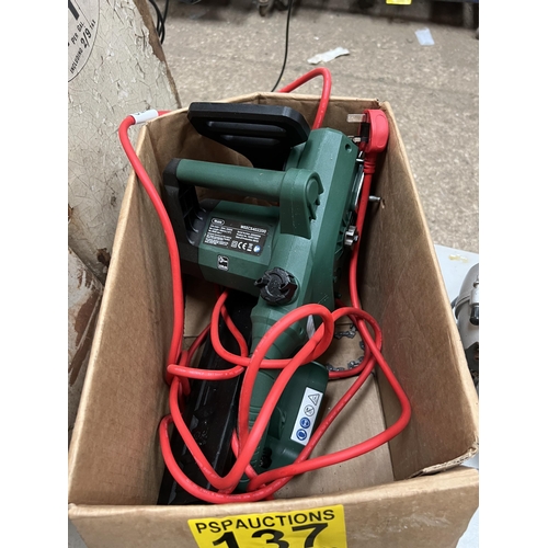 137 - Webb electric chainsaw