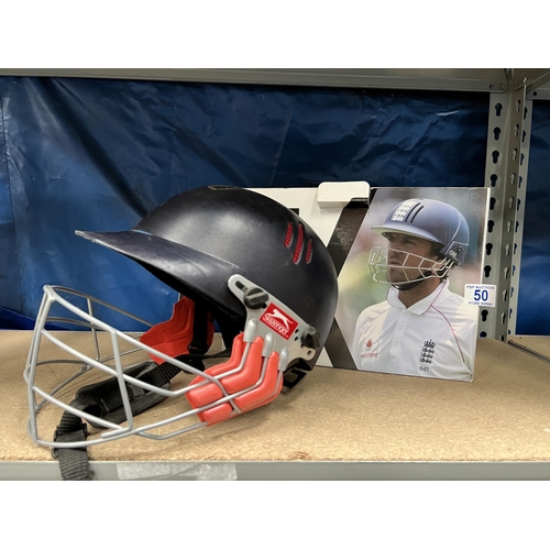 50 - cricket helmet