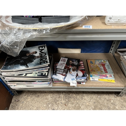 806 - mixed Qty magazines , EMPIRE , SPORTS etc..