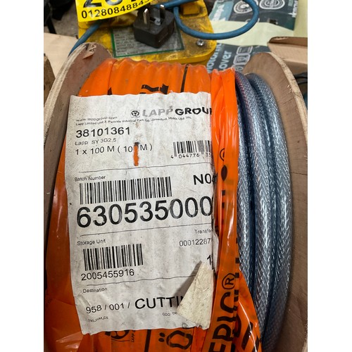 288 - New roll 100 metres LAPP SY CONTROL FLEX 3C 2.5 cable