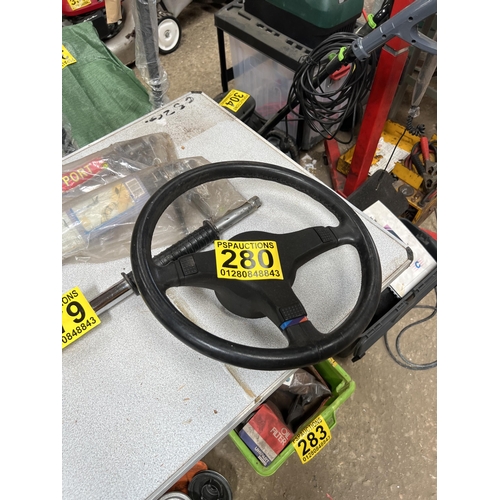 280 - Vintage steering wheel