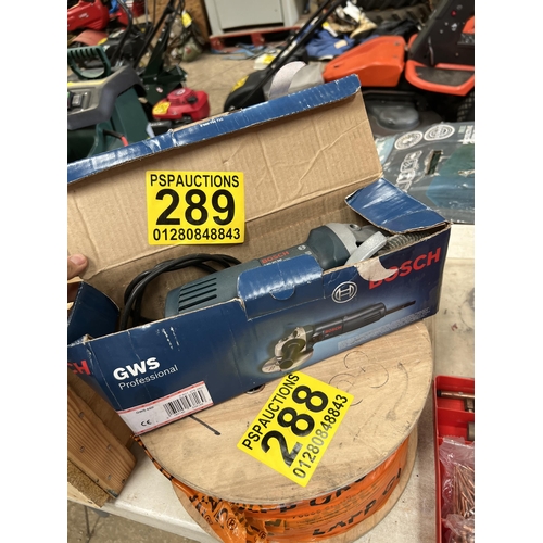 289 - Bosch GWS professional 660 angle grinder 240v