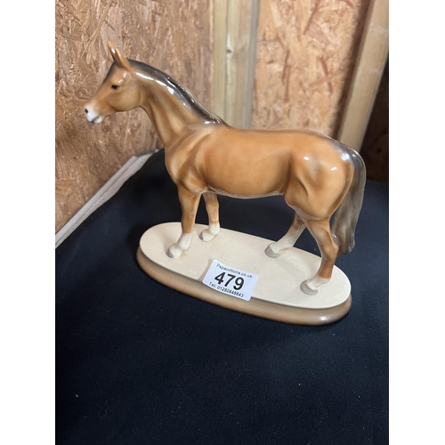 479 - ceramic ware HORSE , no makers mark