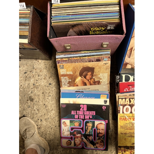 113 - Box mixed records LP’s vinyl