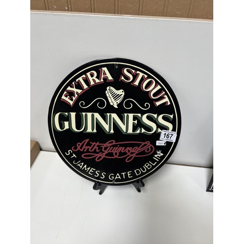 167 - new Vintage style enamel sign h385