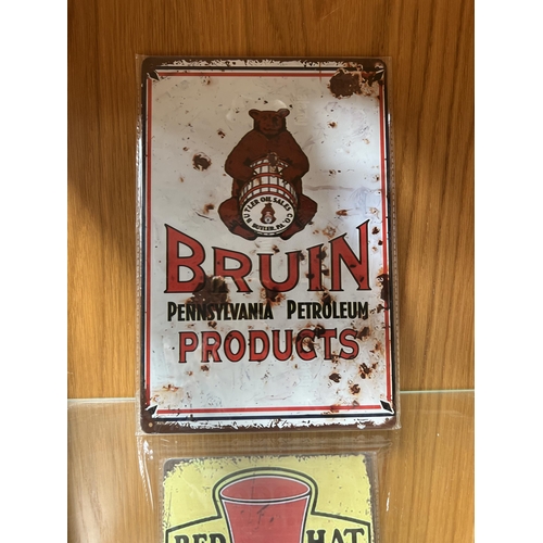 172 - new vintage style tin sign 20cm x 30cm