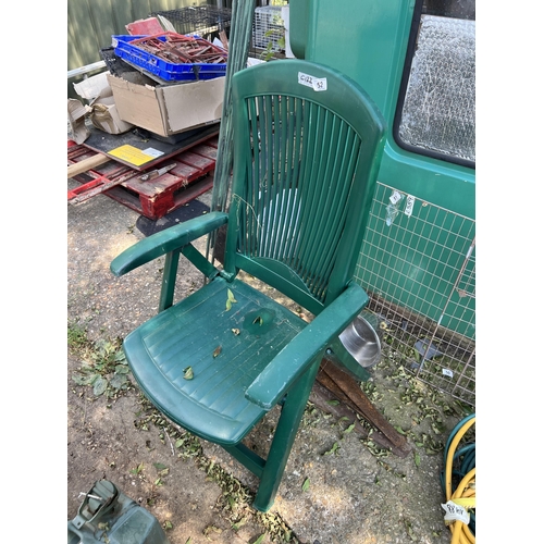 52 - plastic garden chair