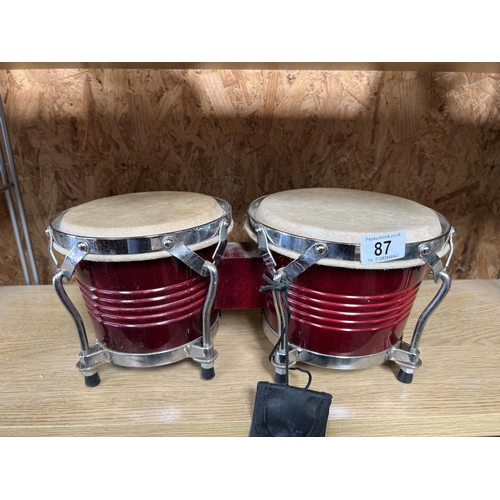 87 - Bongo drums