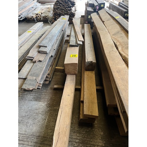 20 - Pallet reclaimed beams various lengths