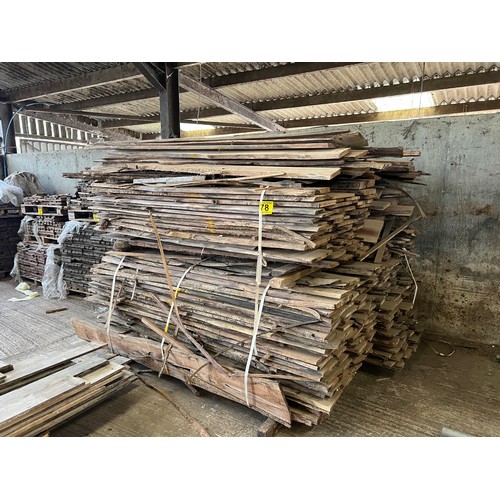 78 - Large Qty slats wood