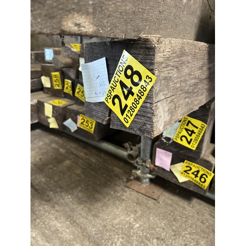 248 - Reclaimed oak beam 211x14.5x17