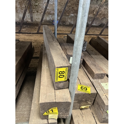 80 - Reclaimed oak beam