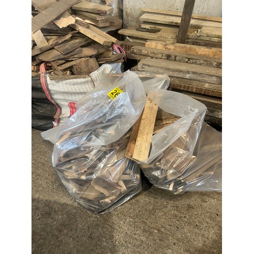 269 - 3 x bags kindling wood