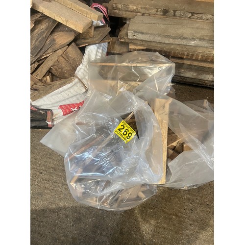 269 - 3 x bags kindling wood