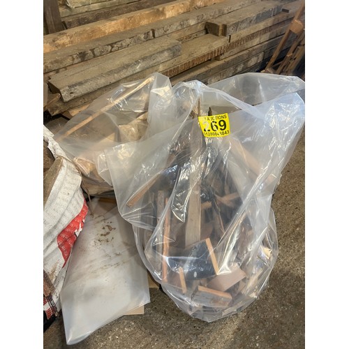 269 - 3 x bags kindling wood