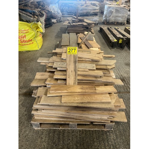 277 - Pallet wood flooring off cuts