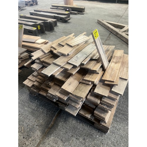 277 - Pallet wood flooring off cuts