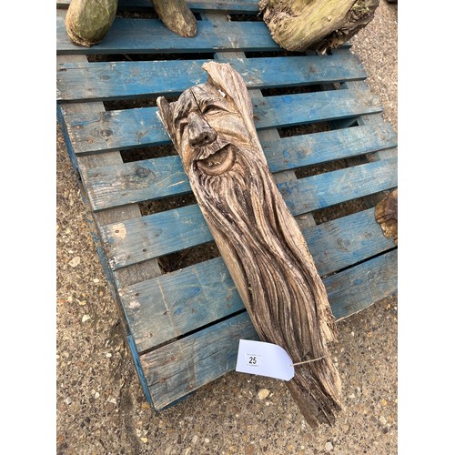 25 - drift wood carving