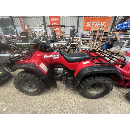 230 - 1997 Honda quad bike. starts and runs, tidy, fuel leak from carburetor, no logbook 142