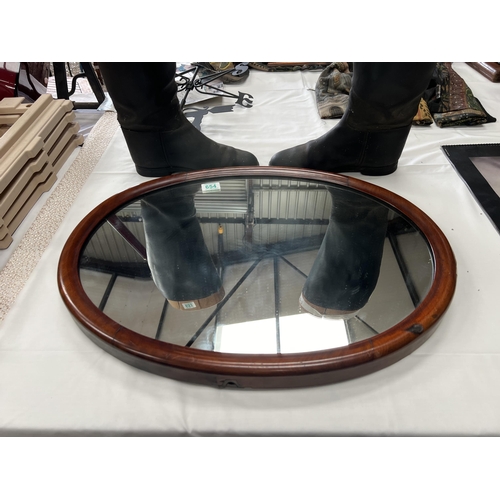 654 - oval mirror