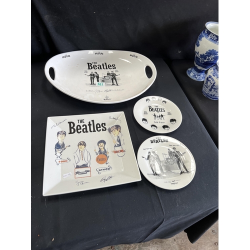 661 - RG42 assorted Beatles plates