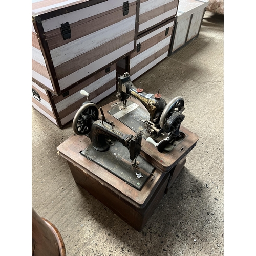 395 - x 2 sas sewing machines