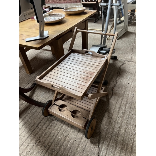 405 - garden wooden trolley