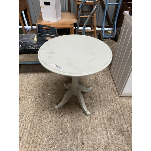 420 - painted round small table