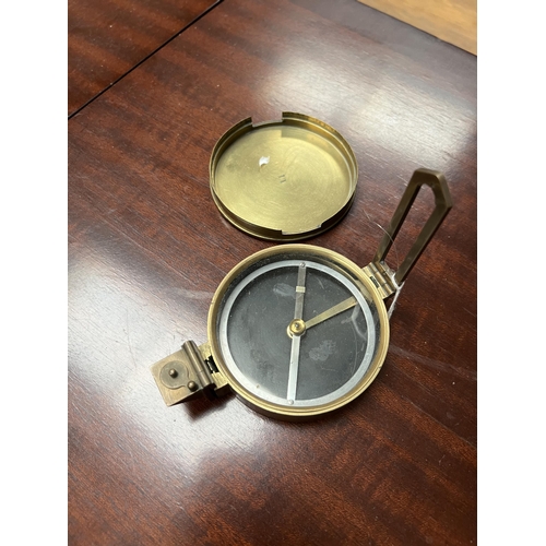 447 - brass compass