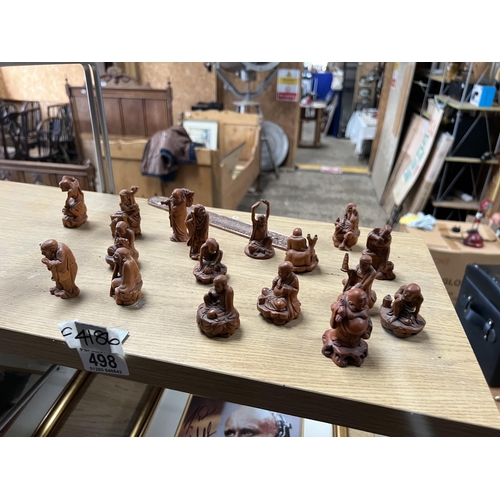 498 - small oriental figures