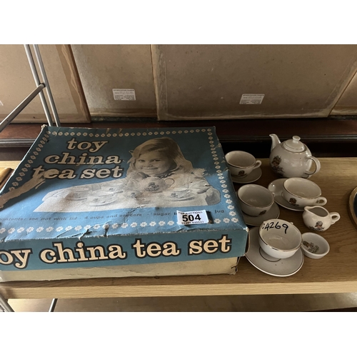 504 - child's vintage tea set