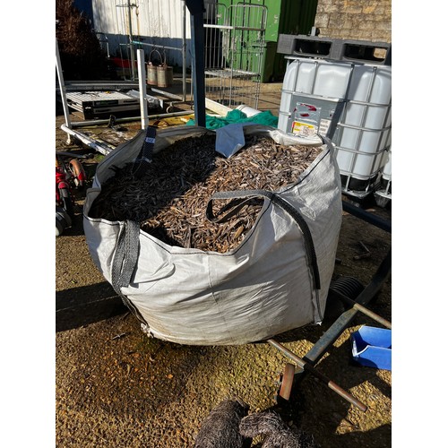 562 - Large bag  of wood chips